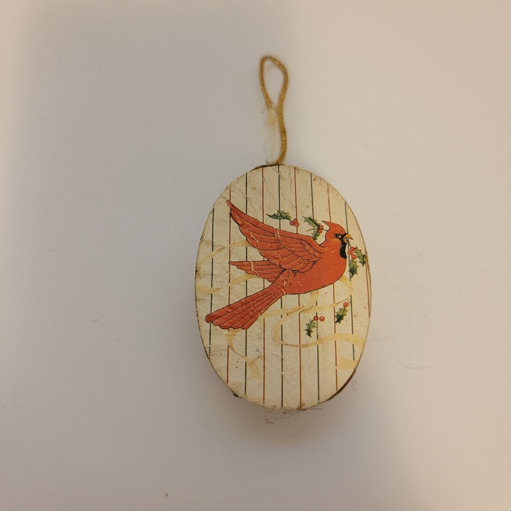 Red Cardinal Of Love On A Beautiful Wood Box